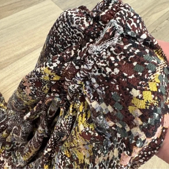 Free People Saturday Sun Mini Skirt mixed print size 8‎ - Picture 5 of 6